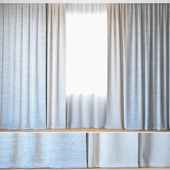 Curtains 108 | Curtains with Tulle | Backhausen | Rebbio
