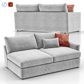 Lounge II Petite Outdoor Upholstered Left or Right Arm Sofa