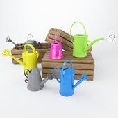 Set of watering cans