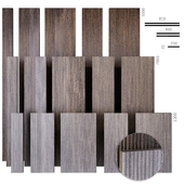 Corrugated wood panels WD6