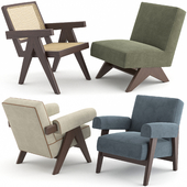 Le Corbusier and Pierre Jeanneret Lounge Chairs