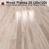 Plank Wood Floor - 25 (20x120)