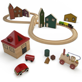 Wooden Trains Toys