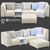 Riley Sectional Sofa | PBteen