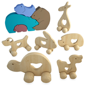 Wooden Animal Toys