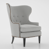 Edward Wormley for Dunbar Pair of Early Wing Chairs