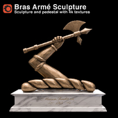 Hennessy Bras Armé Sculpture