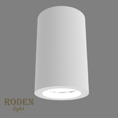 OM Универсальный, накладной или врезной гипсовый светильник RODEN-light RD-50 MR-16