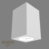 OM Универсальный, накладной или врезной гипсовый светильник RODEN-light RD-51 MR-16