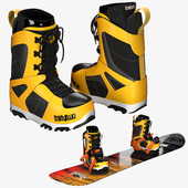 Snowboard + Boots + Bindings
