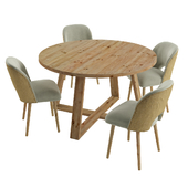 Dining set MARYL chair and CAPPADOCE table by Maisons du Monde