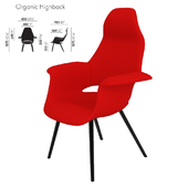 VITRA Organic Highback  стул.850x785xh1070_vray