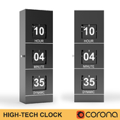 High tech clock