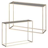 Gold Coast Mirrored Console Table