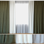 Curtains 52 | Curtains with Tulle | Kravet Smart and Kravet Basics