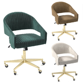 Velvet office chairs
