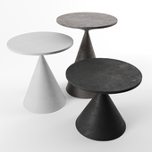 Mini clay tables by Desalto