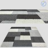 Modern Fur Rug Carpet Flat Weave