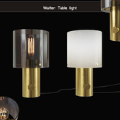 ORIGINAL BTC Walter Table light Size 1 Anthracite Glass & Brass