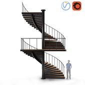 Modern Spiral Stair