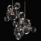 Suspension Lamp Bolle Giopato & Coombes 3x78