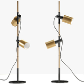 Carson floor lamp brushed brass