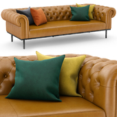 Bree leather sofa