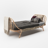 Natural Rattan Day Bed