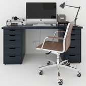 IKEA office workplace with VEGA chair