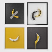 Banana Art Composition