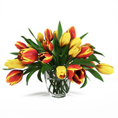 Vase with tulips