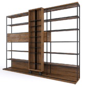 Bookcase Literatura Open by Punt Moble.