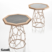 Gaudi Table - Gold And Marble