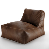 Frameless lounge chair / Бескаркасное кресло кожа