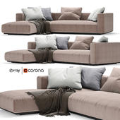 Grandemare Sofa by Flexform Italia 270x205