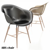 Kare Design Forum Wood Black Abs Chair