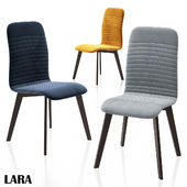 Lara Leather Polyester Chair Kare