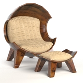 Stylish segment chair