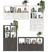 Ikea kallax с декором