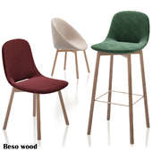 Beso wood chairs