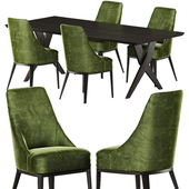 Softhouse Crossing table, Softhouse Flavia chair