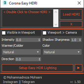 Corona Easy HDRI