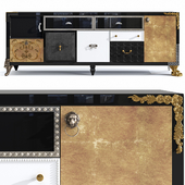 Wide chest of drawers Patchwork Saint Babila