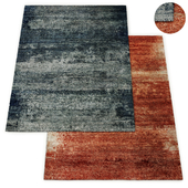 Trouve Hand-Knotted Silk Wool Rug RH