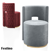 Swivel Chair Festino - KARE Design