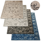 Azari Hand-Knotted Linen Rug RH Collection