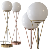 Solis Glass Globe Floor Lamp CB2 Exclusive