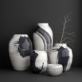 Tom Kemp's vases set