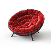 Sofia Chair Comfort Red Black