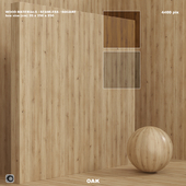 Wood / oak material (seamless) - set 85